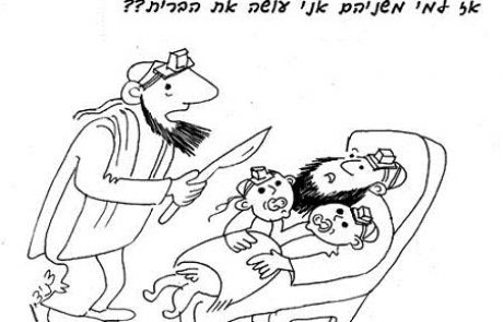Born with two heads — on which does he place tefillin?
