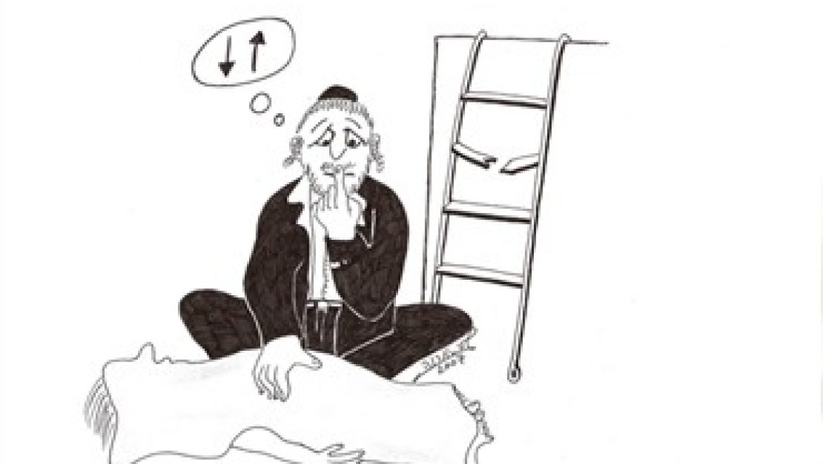 Человек, подымаясь по лестнице, сломал одну из перекладин, которая, падая, убила другого человека