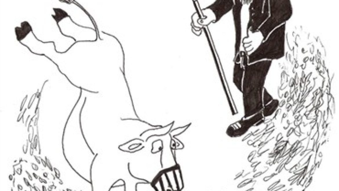 If one threshes with geese, is one permitted to muzzle them so they will not eat?