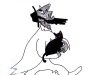 Is one permitted to raise a black cat whose father was white and whose grandfather was black?