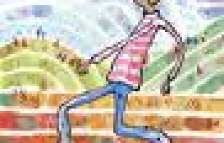 המדלג ומקפץ בפסיעות גדולות מזיק לראייה ובלשונם "פסיעה גסה".