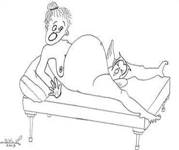 A pregnant woman who miscarries a snake, owl, or a crocodile