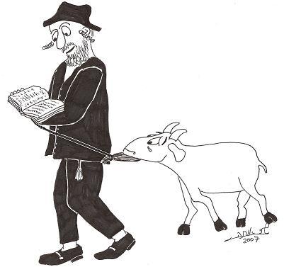 One who ties a bridle to a billy goat