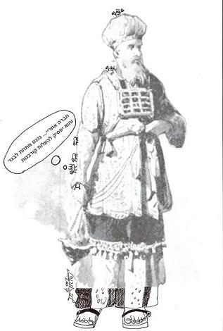 Air which blows beneath a priest’s clothing