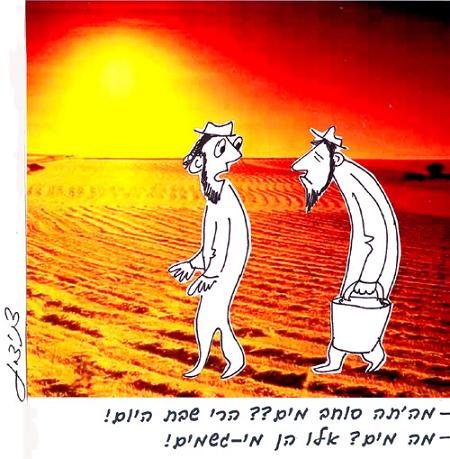 מי גשמים שנוצרו ממי האוקיינוס מותרים לטלטלם בחג